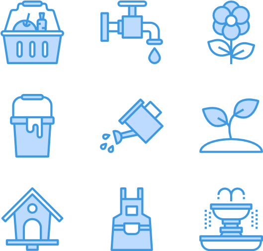 Garden - Illustration (600x564), Png Download