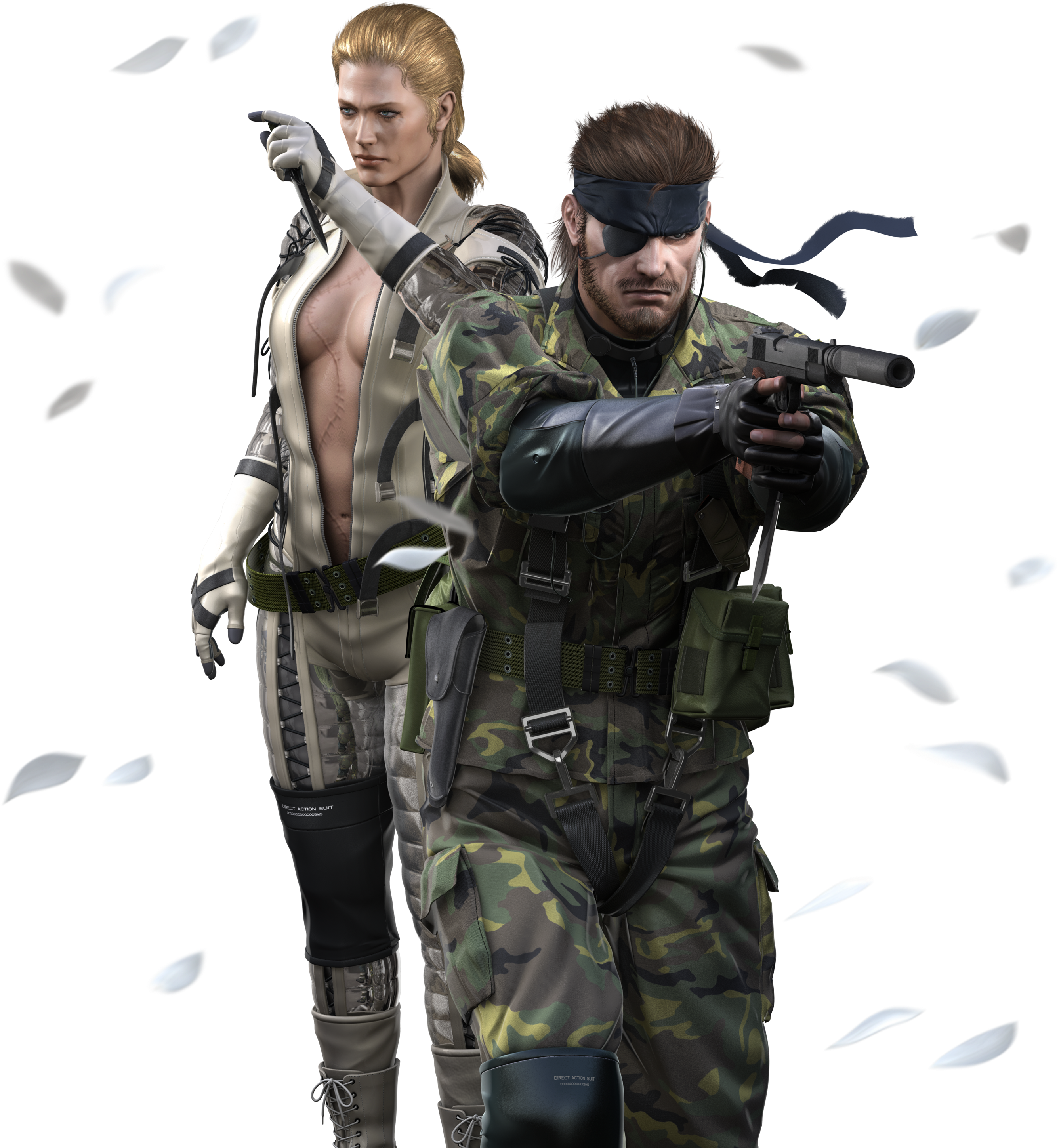 Metal Gear Solid - Snake Eater Solid Snake (3000x3000), Png Download