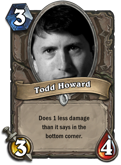 Todd Howard Does 1 Less Damage Than It Says In The - Todd Howard (400x543), Png Download