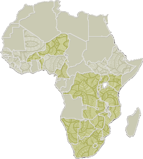 Map Of Africa With Mali (495x549), Png Download