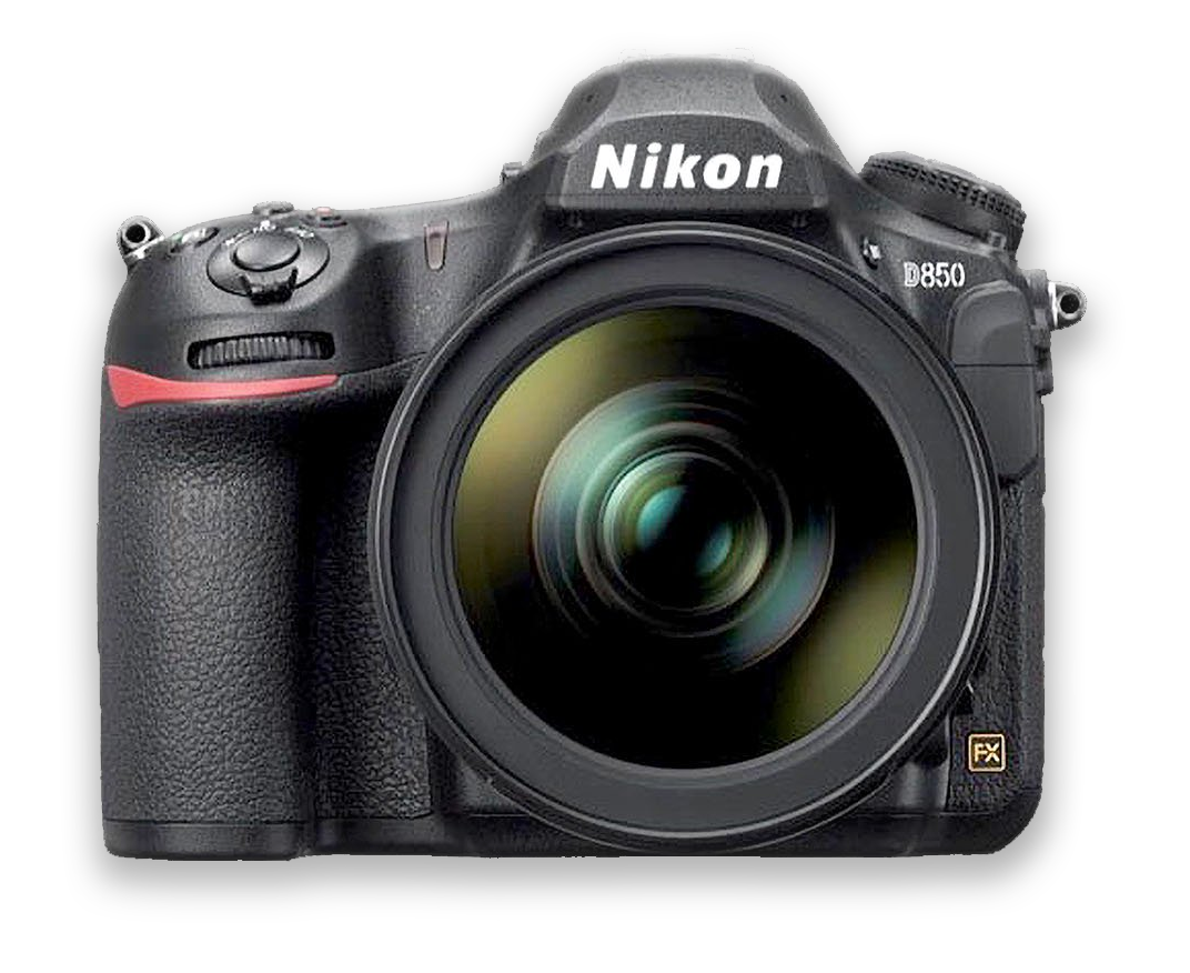 Nikon D850 Dslr Body + Mb-d18 Multi-power Battery Grip (1072x876), Png Download