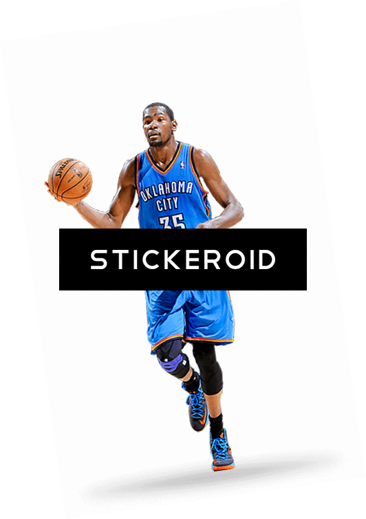 Kevin Durant Focused - Basketball Moves (532x754), Png Download