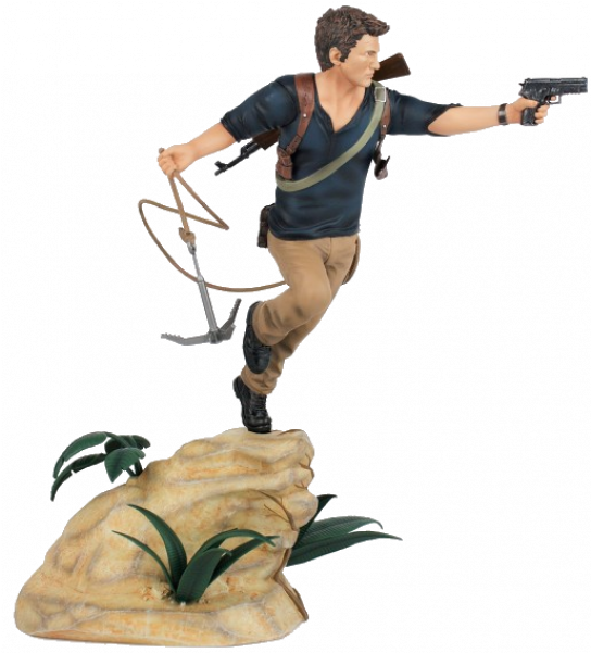 Figurka Uncharted 4 Nathan Drake - Uncharted 4 Nathan Drake Statue (600x600), Png Download