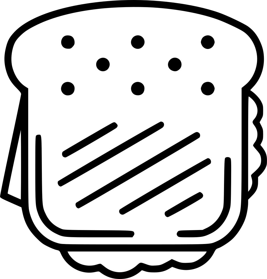 Png File - Svg Sandwich (938x980), Png Download
