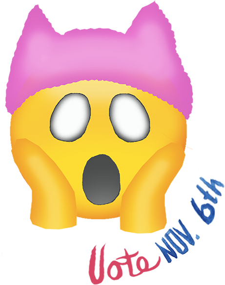 6 Iphone Stickers - Emoji Vote (618x618), Png Download