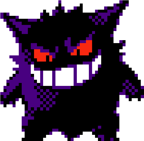 Gengar - Gengar Sprite (500x500), Png Download