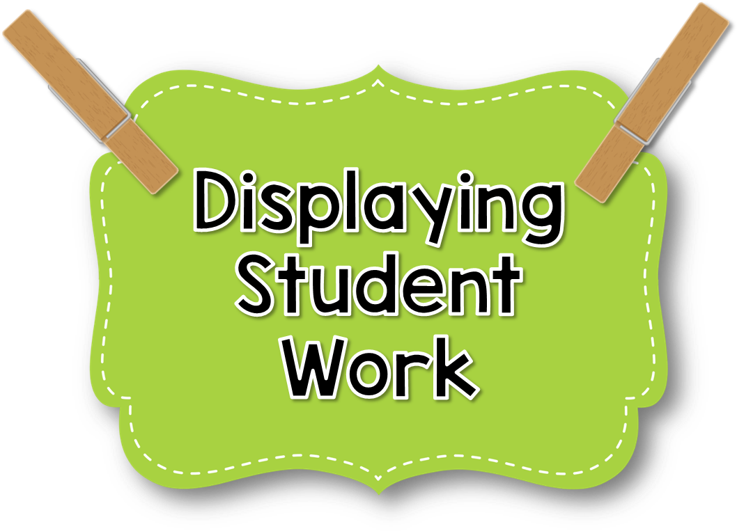 Using Clothespins To Display Student Work Is A Very - Displaying Student Work (1098x797), Png Download