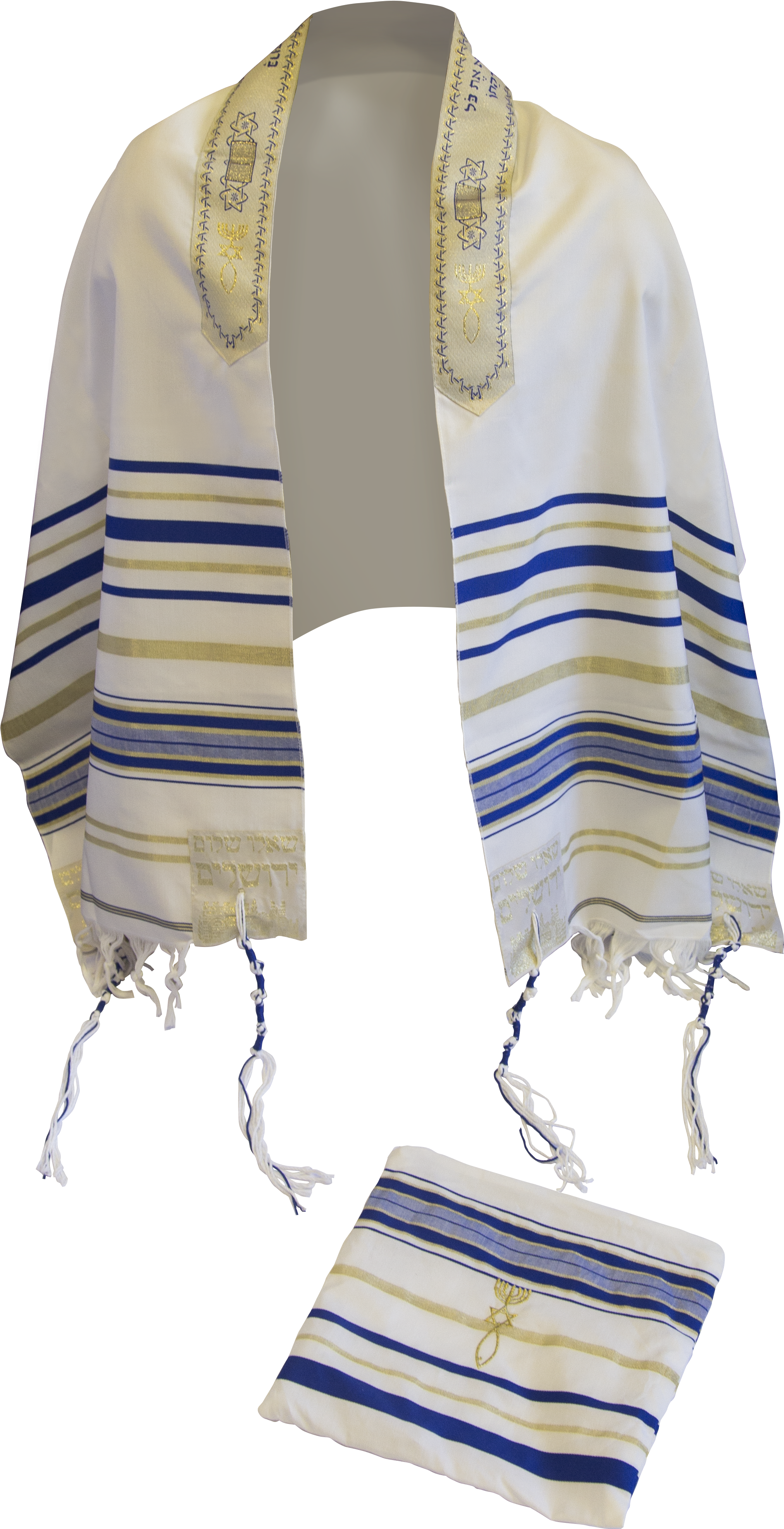 Quick Overview - Jewish Prayer Shawl (2432x4208), Png Download