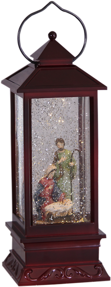 Holy Family Lantern Nativity - Santa Claus (1000x1000), Png Download