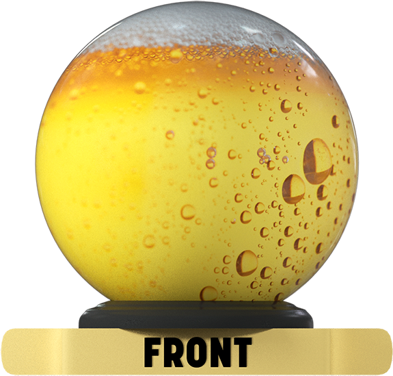 Beer - Bloody Bowling Ball Grin (575x549), Png Download