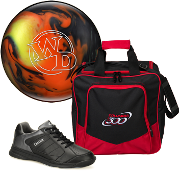 Columbia White Dot Lava Bowling Ball, Bag ,shoe Package - White Dot Lava Bowling Ball (350x350), Png Download