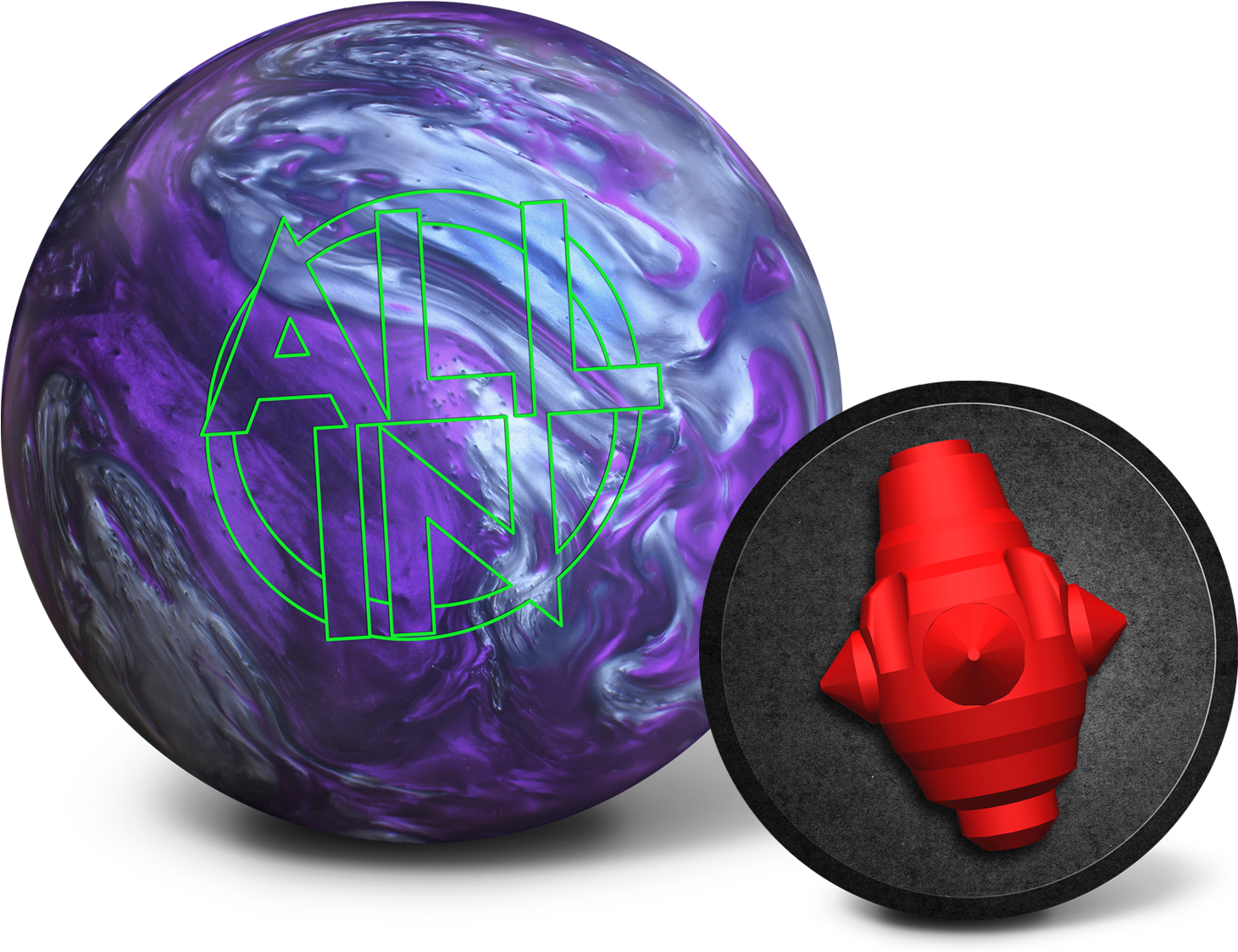 All In Bowling Ball (1575x1180), Png Download