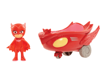 Pj Masks Owl Glider Vehicle Wi - Chocolate (350x350), Png Download
