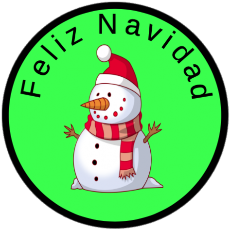 Feliz Navidad Sticker - Snowman (600x582), Png Download