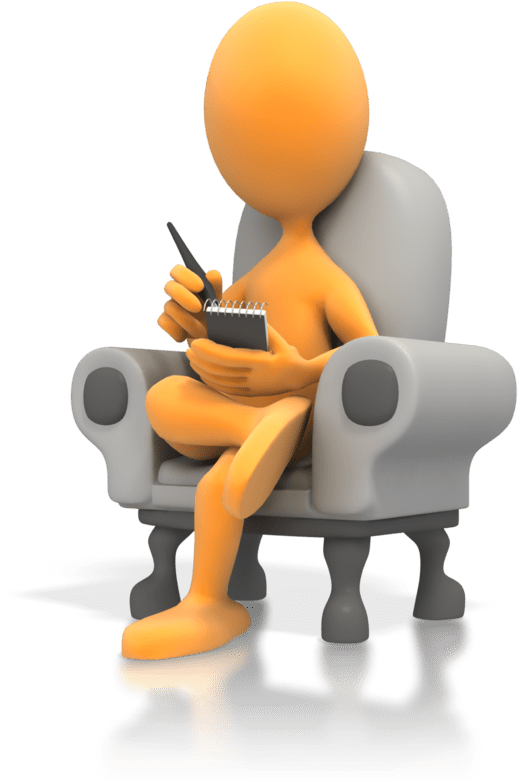 Stickman Counsellor (800x800), Png Download