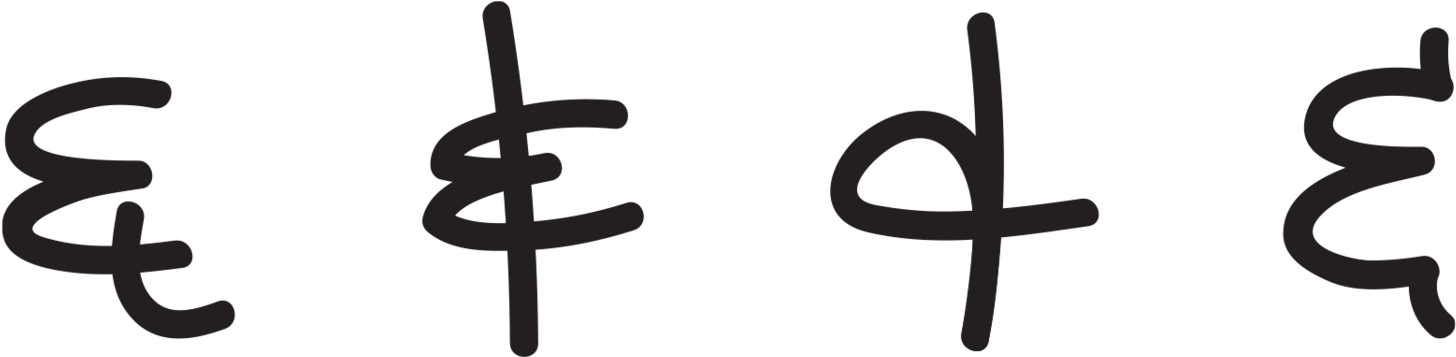 Why This Character Exists, And Why It Looks The Way - Ampersand Cursive (1500x580), Png Download