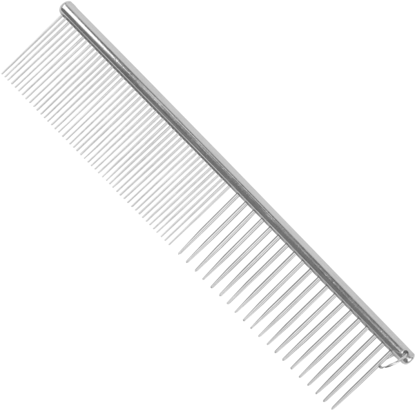 Laube Metal Finishing Comb 7 Comb Png - Comb Metal Png (600x600), Png Download