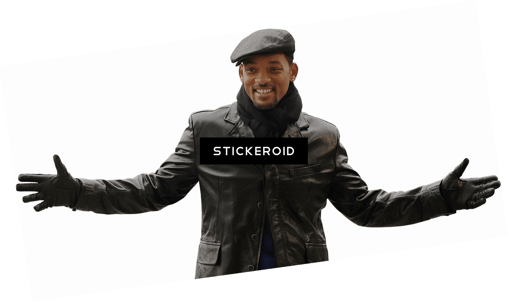 Will Smith Open Arms - Leather Jacket (1693x1008), Png Download