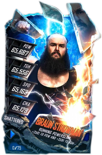 Braunstrowman S5 24 Shattered - Braun Strowman (348x511), Png Download
