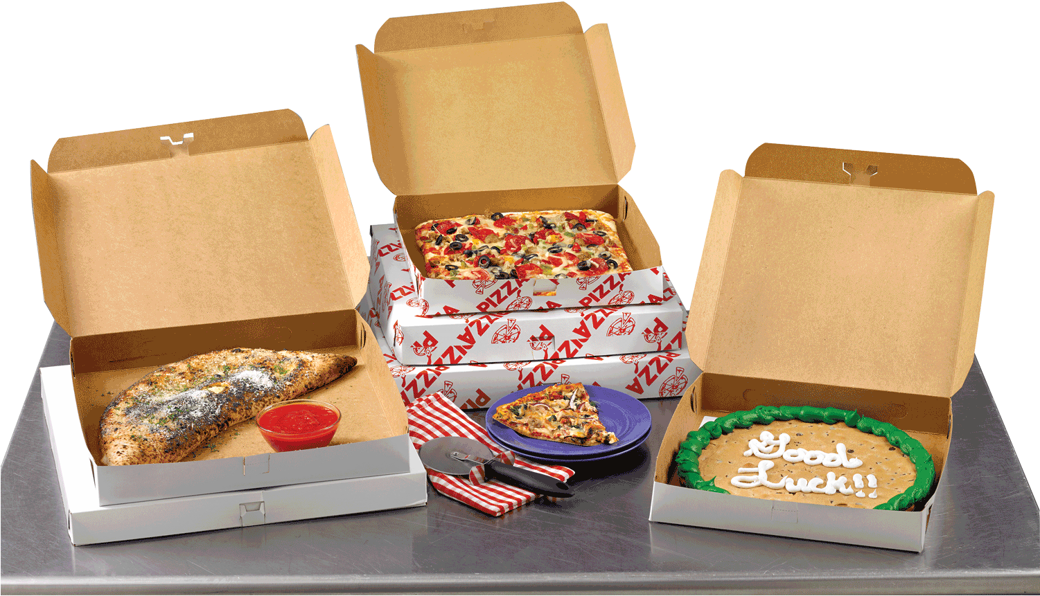 Pizza Box (1500x931), Png Download