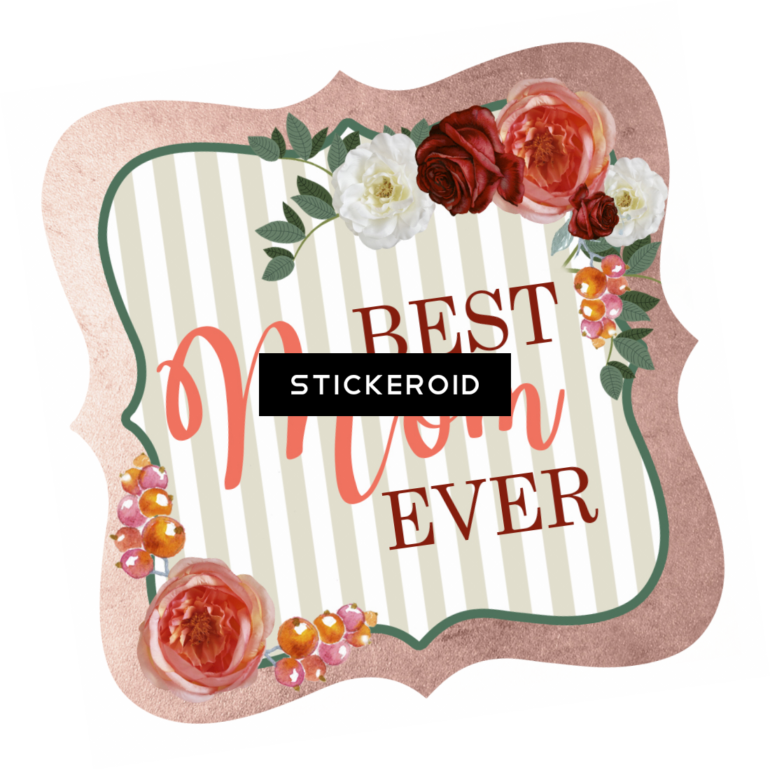 Best Mom Ever - Mother (1100x1101), Png Download