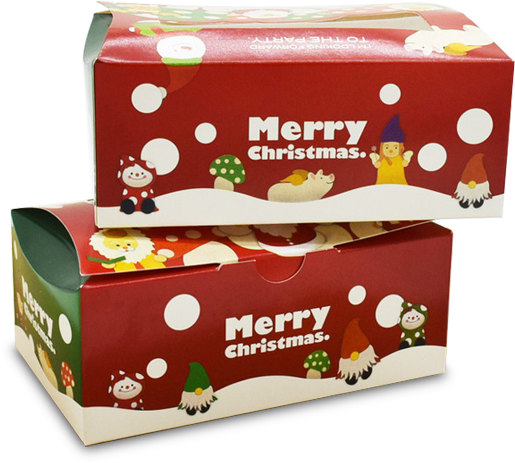 Christmas Lunch Take Away Boxes - Box (553x553), Png Download
