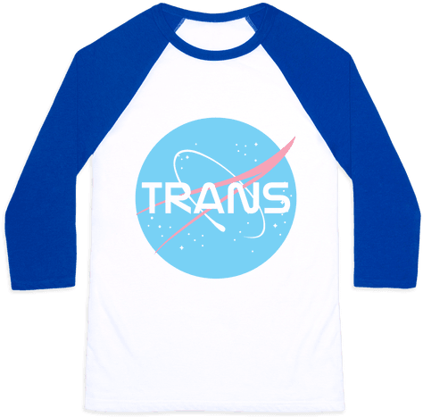 Trans Nasa Baseball Tee - Kingdom Hearts Shirts (484x484), Png Download