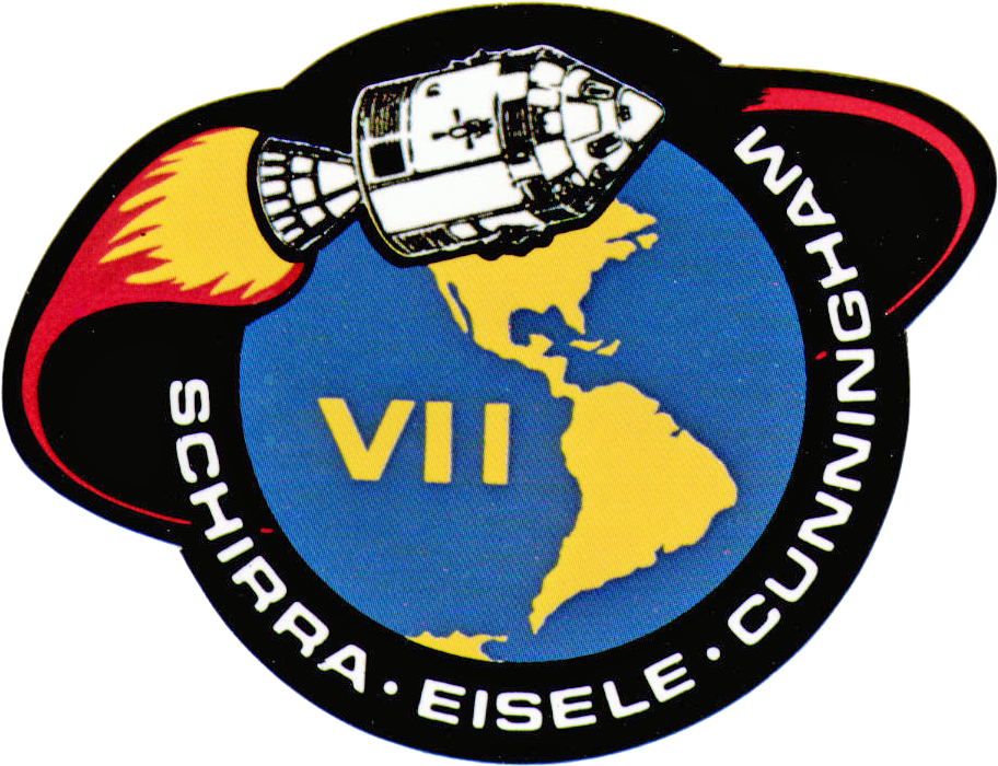 Apollo7 - Apollo 7 Mission Patch (912x700), Png Download