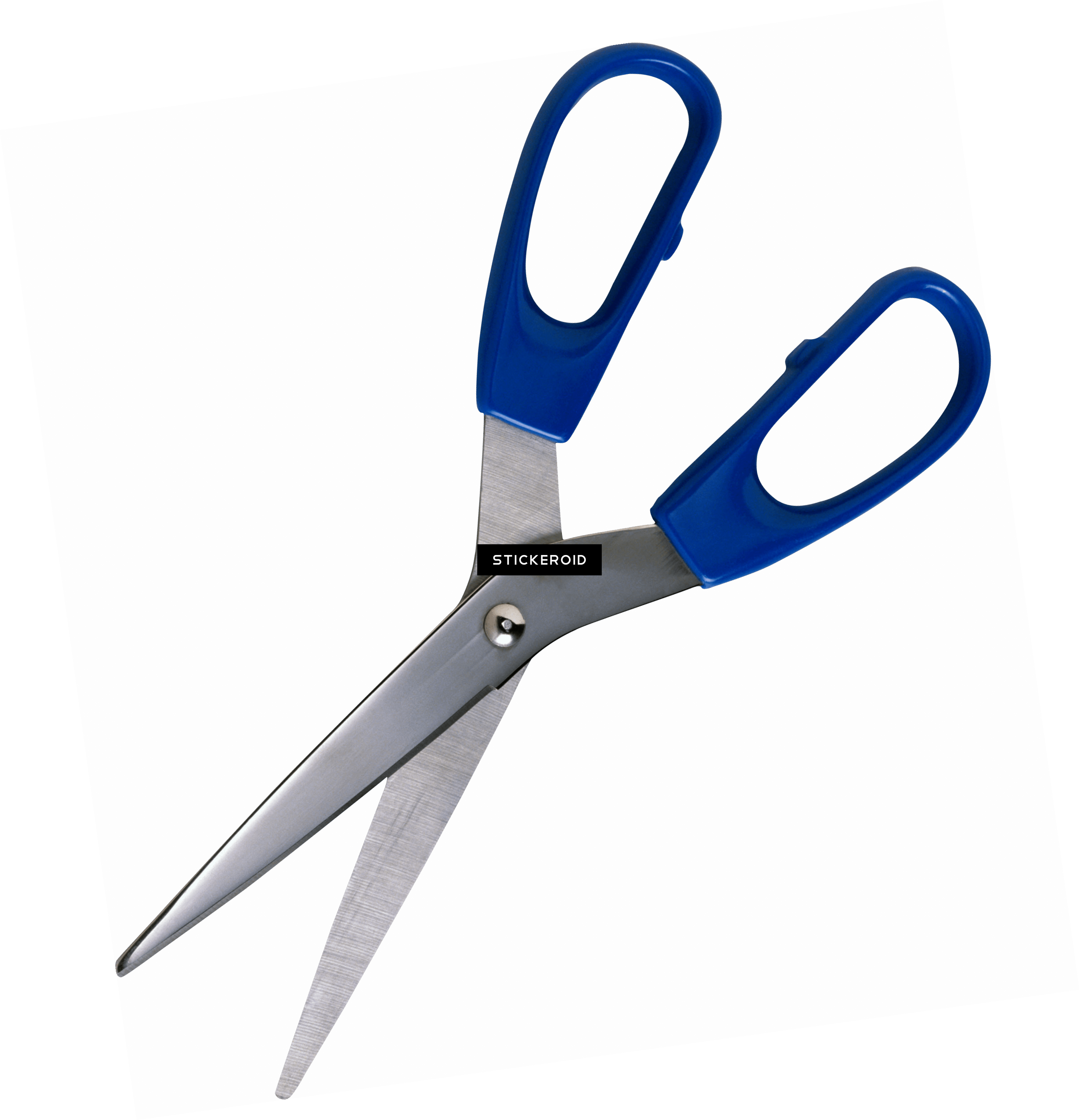 Blue Scissors - Scissors (3120x3239), Png Download