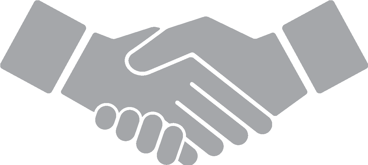 Gray Handshake Png (1200x601), Png Download