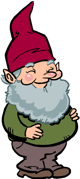 Gnome - Carolina Hardware And Decor Gnome Solid Ceramic Fan (260x582), Png Download