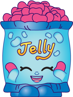 Shopkins Collector's Tool Shopkins - Shopkins Jelly B (400x400), Png Download