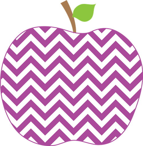 Chevron Apple Clipart (500x510), Png Download