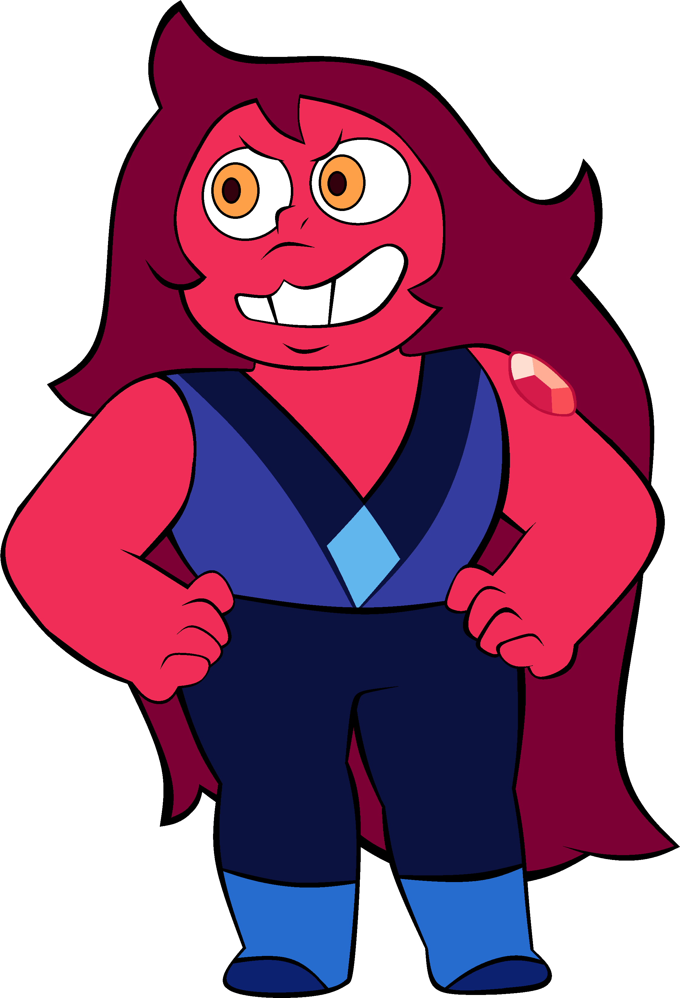 Steven Universe Blue Diamond Court (2542x3440), Png Download