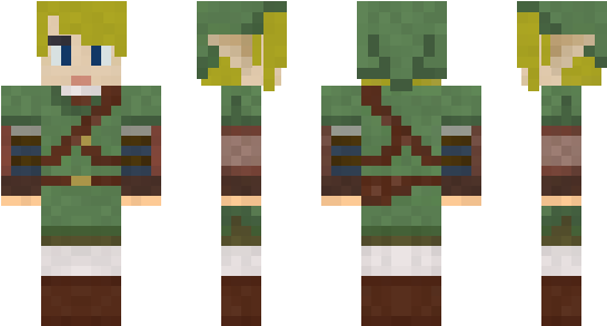 Minecraft Skin Filthyfrank - Minecraft Link Skin (600x348), Png Download