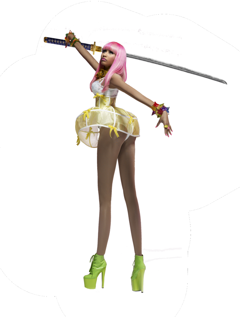 Nicki Minaj With Sword Png By Cjmthecustomboxmaker - Drawing Of Ganpati Easy (774x1032), Png Download