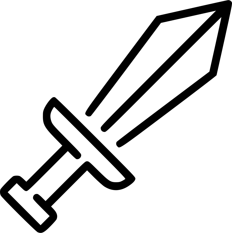 Png File - Sword White Symbol Png (980x982), Png Download