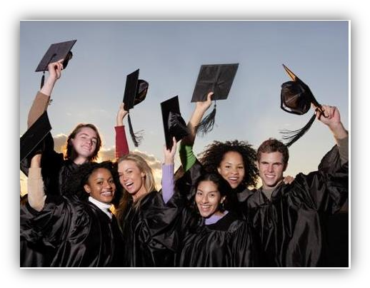 Graduation 2 - High School Students Learning (531x417), Png Download