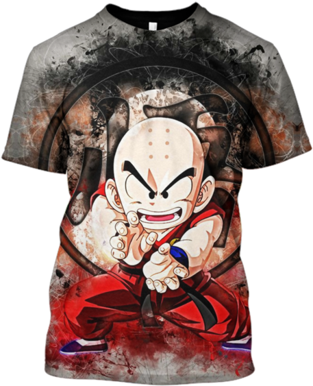 3d Krillin Dragon Ball Tshirt - Dragon Ball - Season 2 Dvd (600x599), Png Download