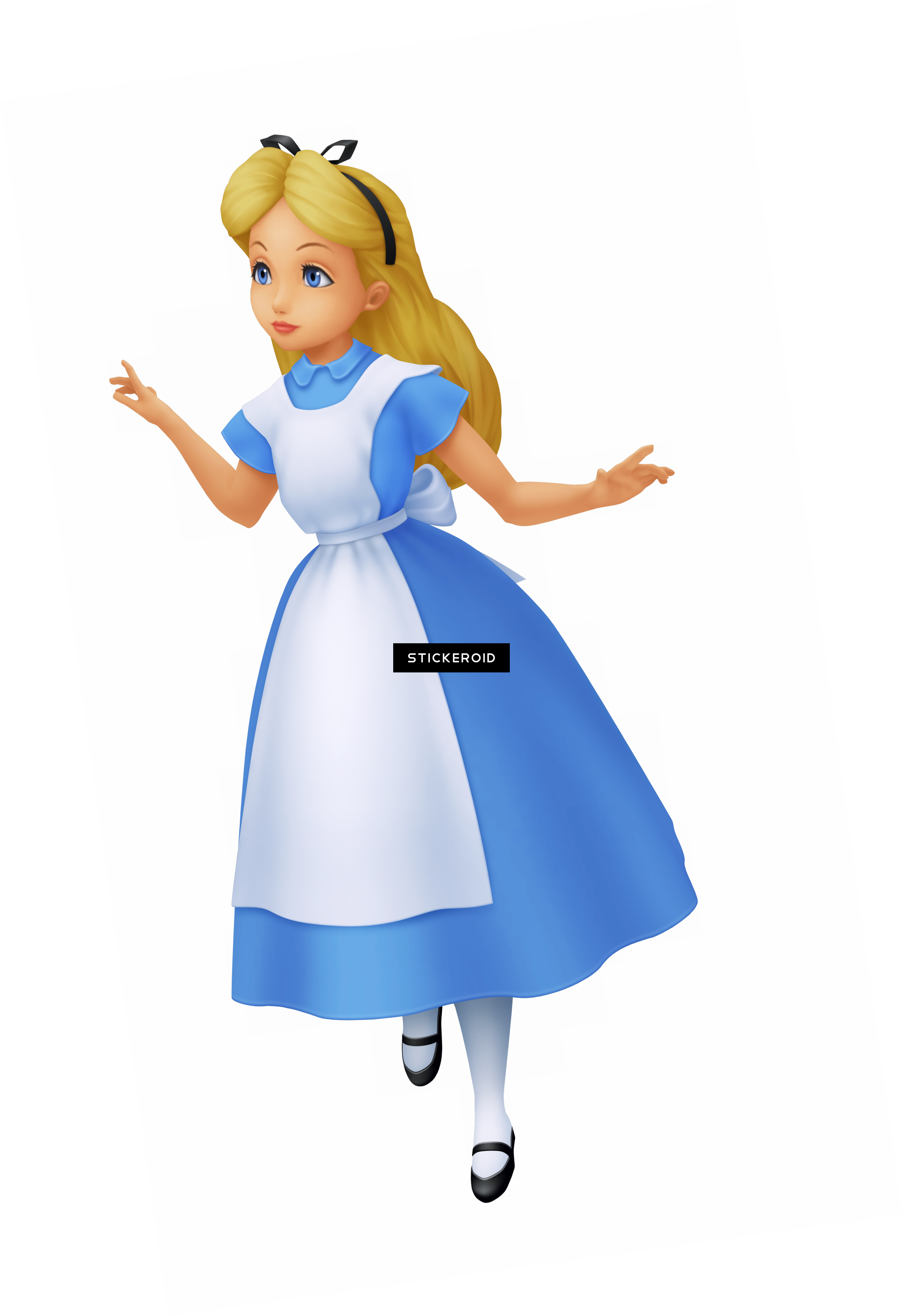 Alice In Wonderland Hd Disney - Kingdom Hearts Alice (2788x4061), Png Download