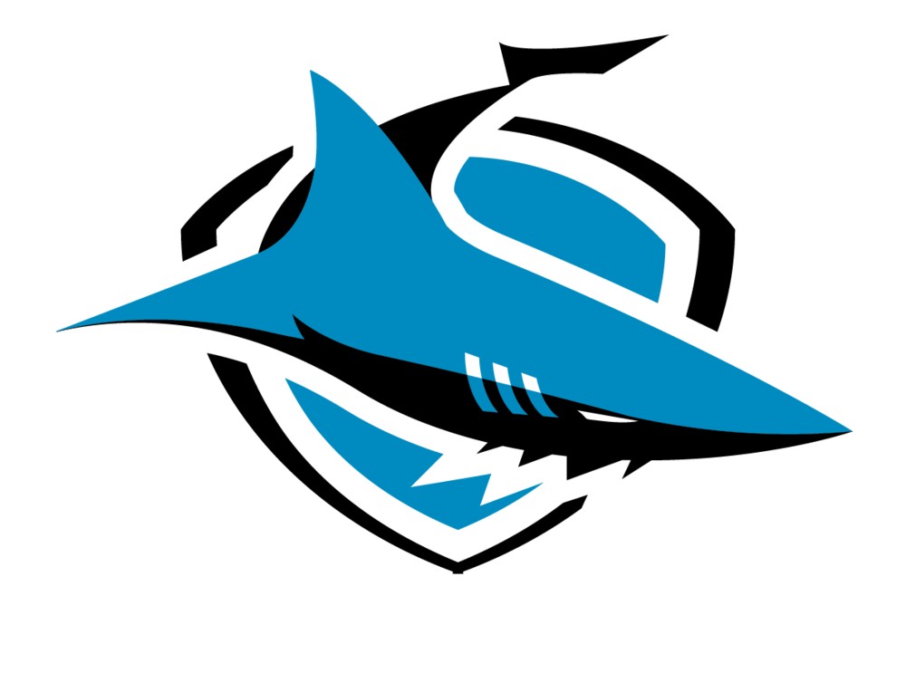 Cronulla Sutherland Sharks Tube Bandana - Cronulla Sharks Logo (1000x764), Png Download