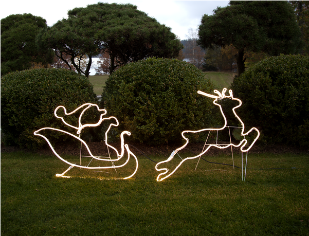 Silhouette Neoled - Reindeer (600x600), Png Download
