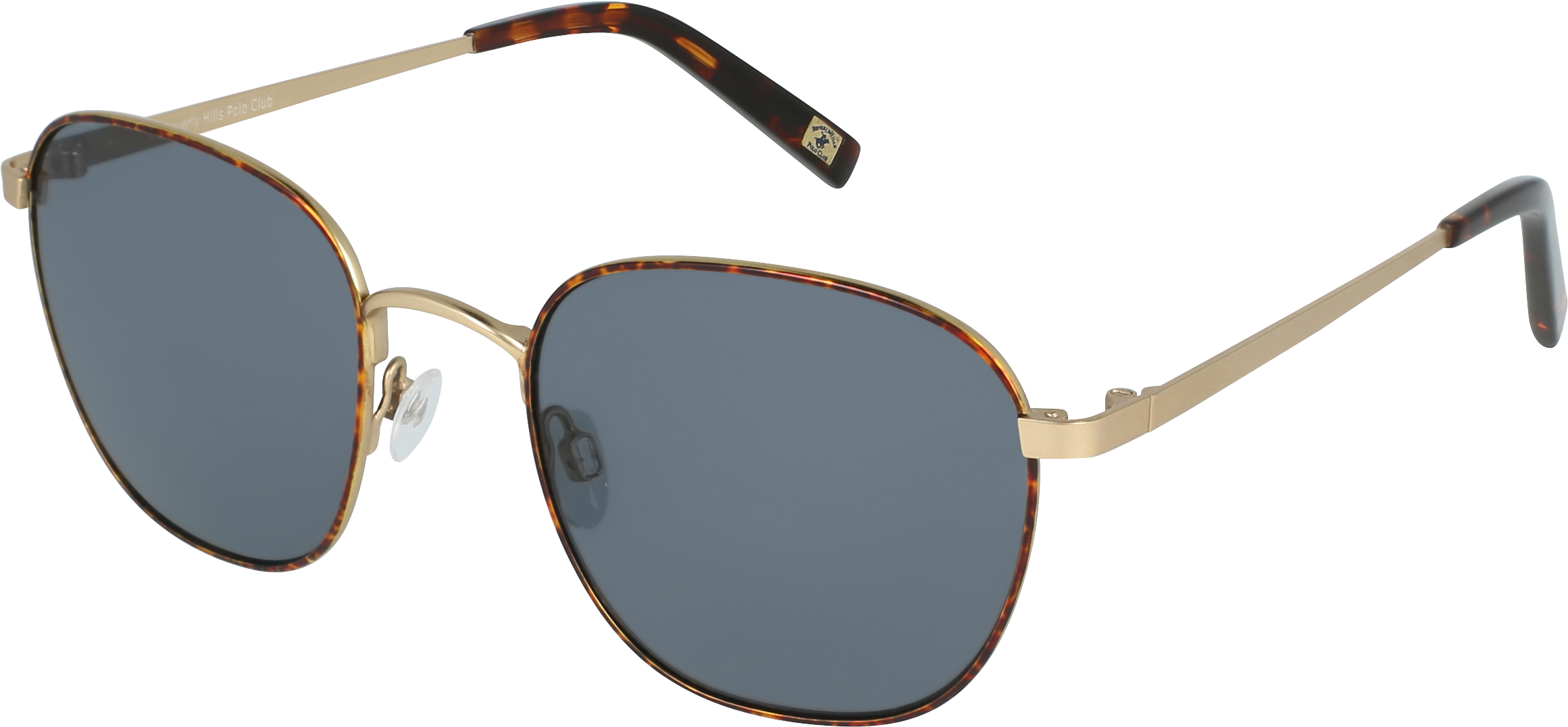 B Bhpc 80s Women's Sunglasses - Ray Ban Hexagonal Blaze Black (2500x1400), Png Download