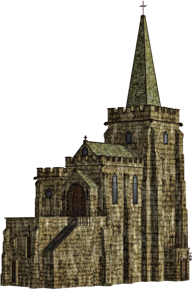 Medieval Church Png (761x1051), Png Download