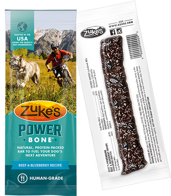Powerbone Beef & Blueberry Recipe - Zukes Z Bones (592x739), Png Download