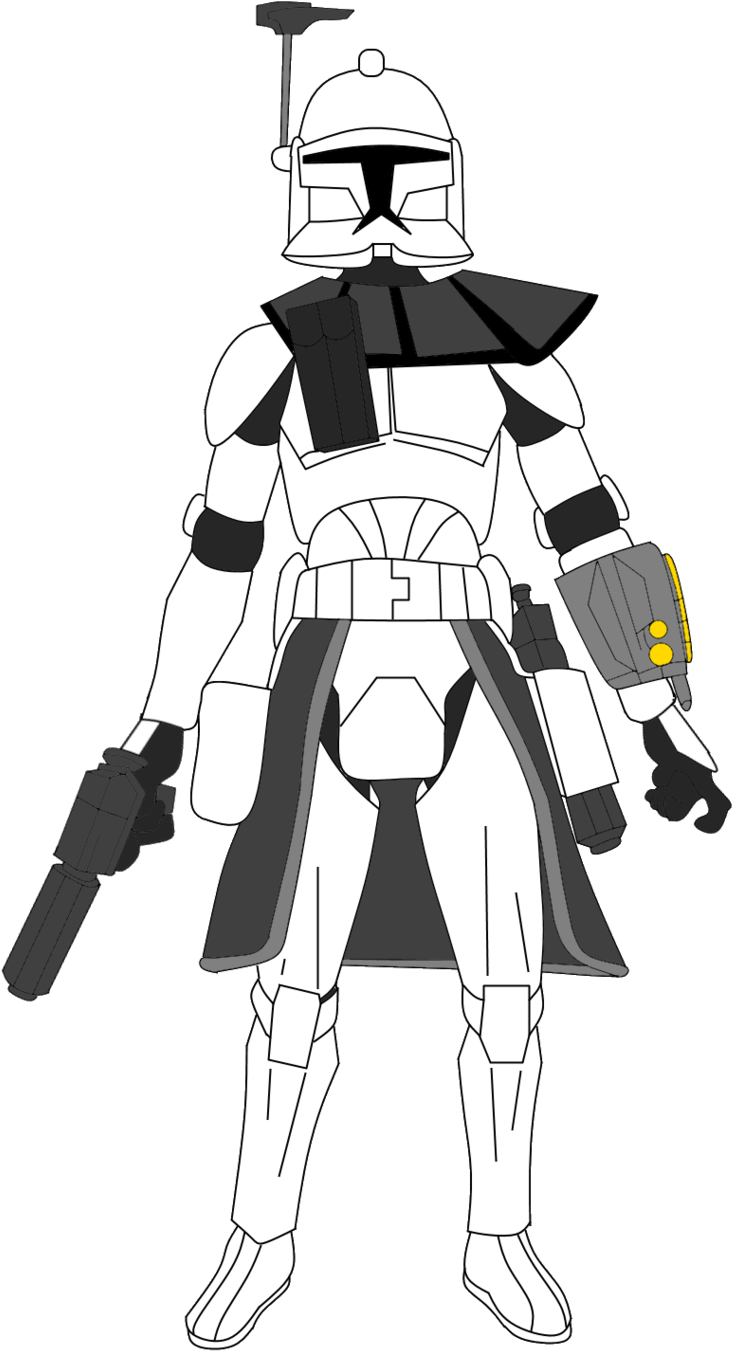 Arc Trooper Fives Echo, Fives, You're Both Officially - Clone Arc Trooper Phase 1 (1024x1385), Png Download