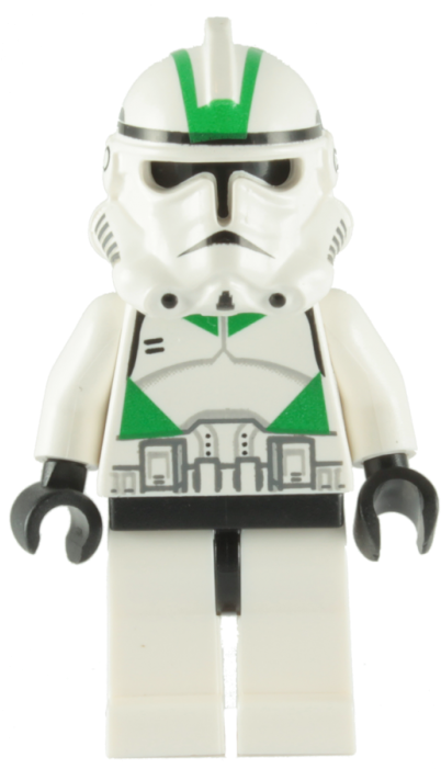 Lego Clone Trooper Green Markings Minifigure - Lego Clone Trooper 2005 (700x700), Png Download