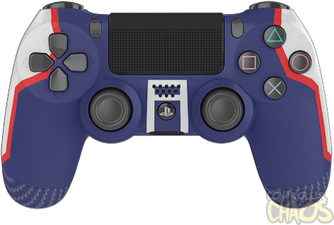 Authentic Sony Quality - Ps4 Controller Blue Camouflage (474x340), Png Download