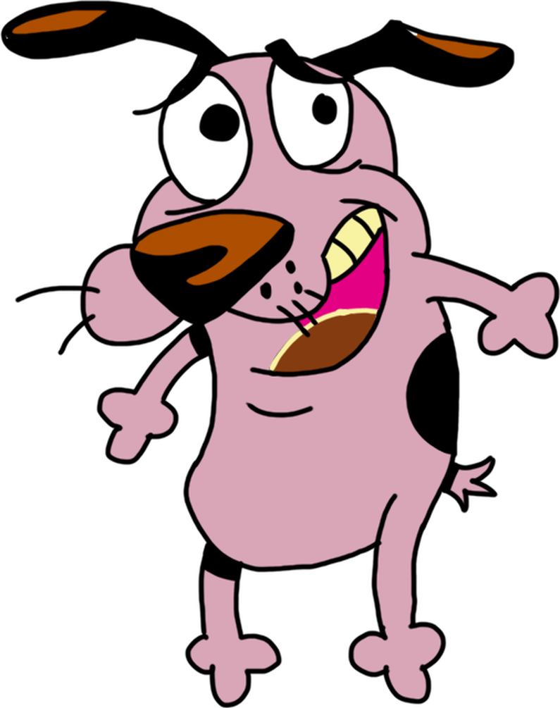 Courage The Cowardly Dog By Dasucs - Cartoon (795x1005), Png Download