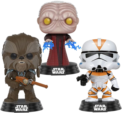 Tarfful, Unhooded Emperor, & Utapau Clone Trooper - Funko Mcm London Comic Con (432x400), Png Download